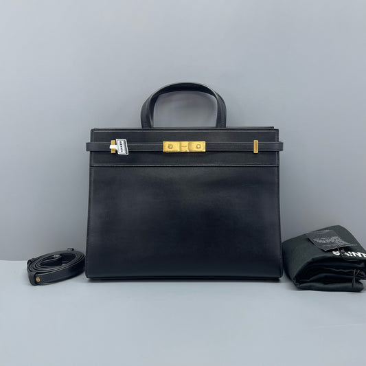 Saint Laurent - Manhattan - Smooth calfskin leather - Black - (Medium)