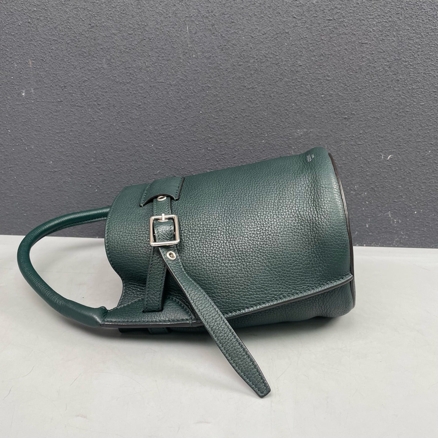 Celine - Big Bag Bucket Nano - Leather - Dark Green - (mini)