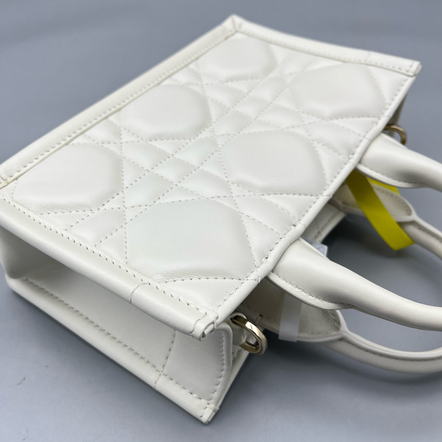 Dior - Lady Dior Mini - Leather - White - (mini)