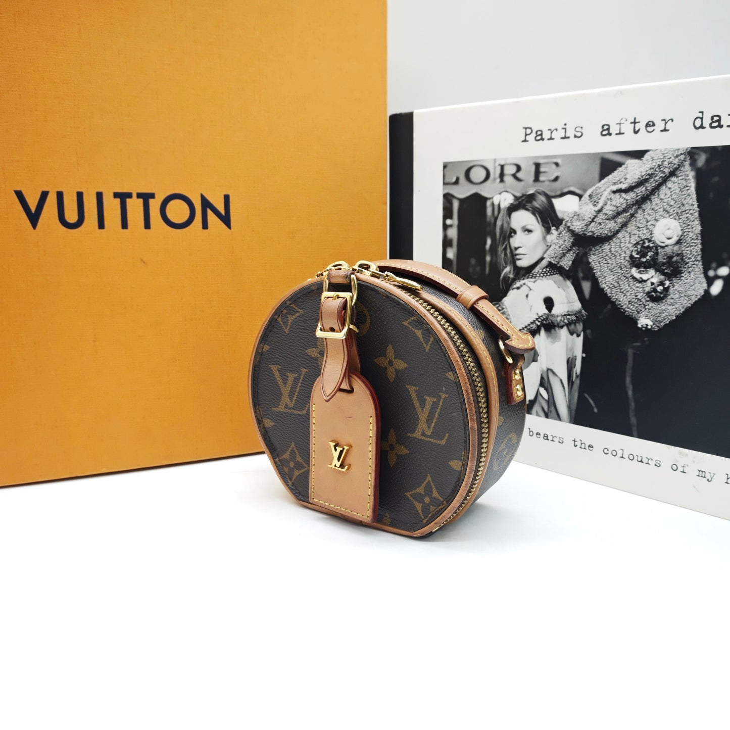 Louis Vuitton - Mini Boîte Chapeau - Monogram coated canvas and Vachetta leather - Brown - (mini)