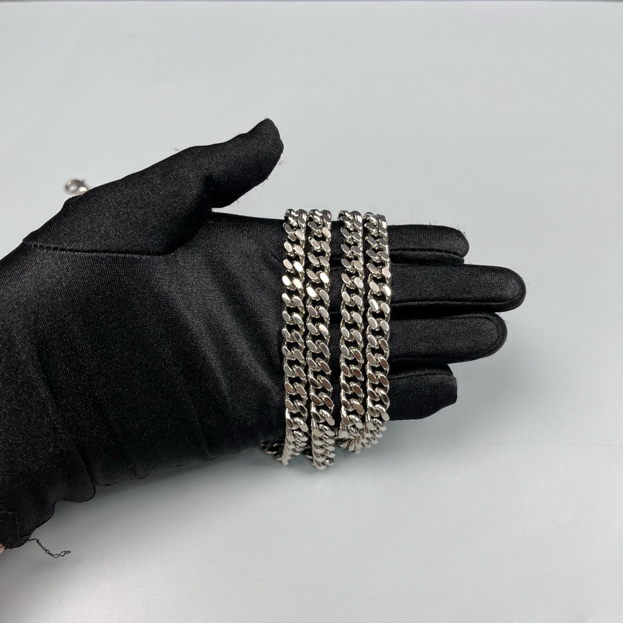 Dior - Diorama Chain Wallet - Satin - Black - (mini)