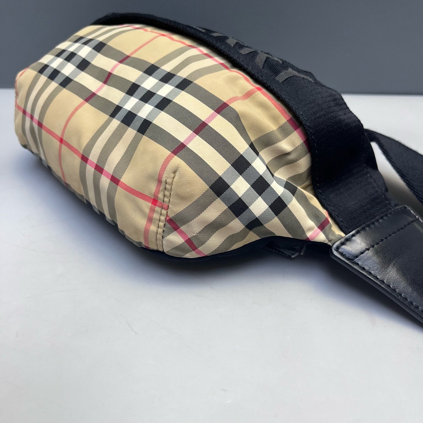 Burberry - Vintage Check and Polyamide Belt Bag - Cloth, Polyamide, Leather - Multicolour - (medium)