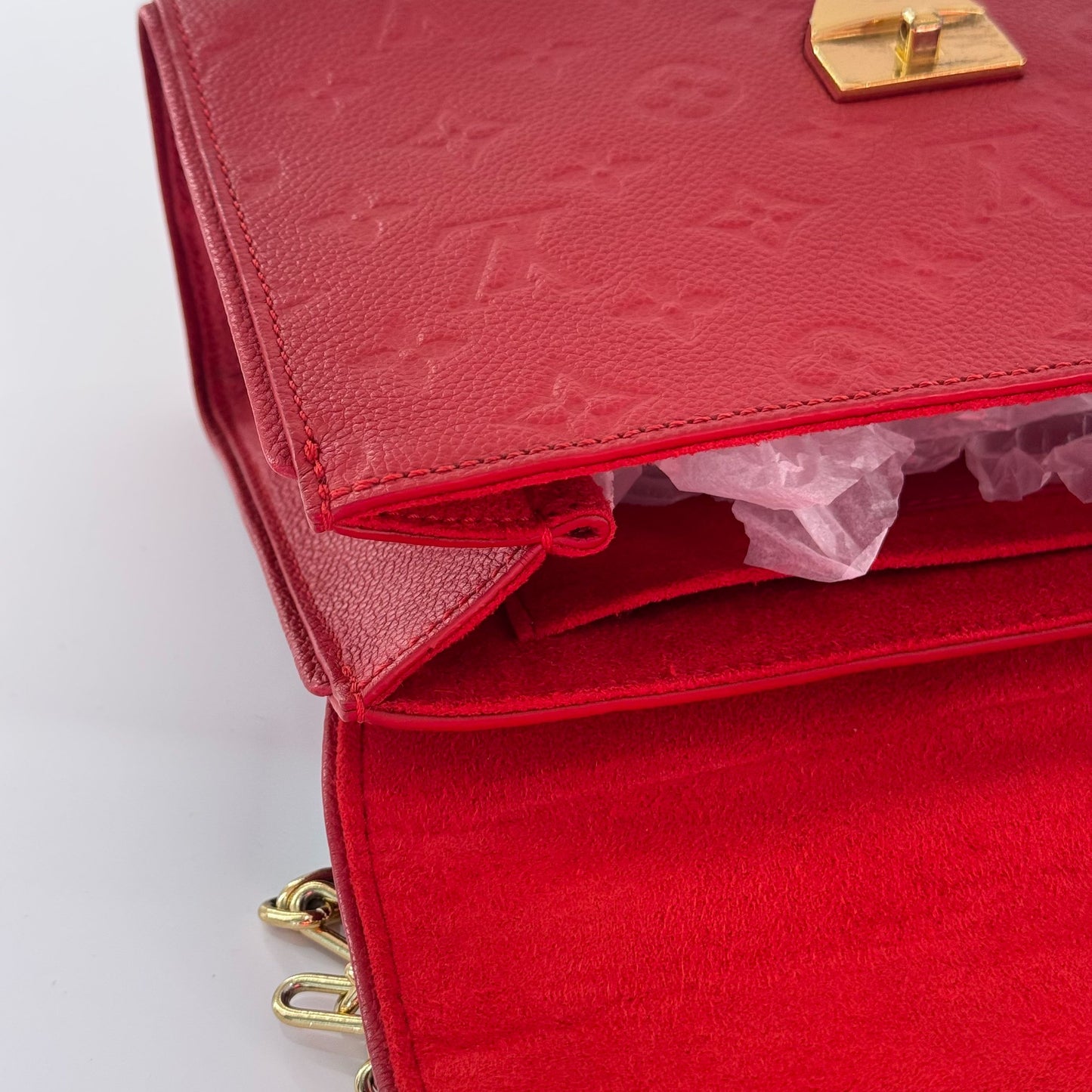 Louis Vuitton - Saint Sulpice - Leather - Red - (medium)