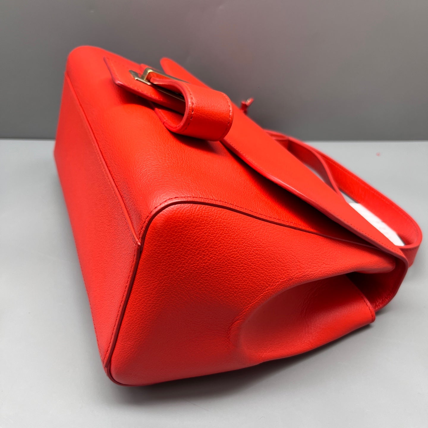Delvaux - Simplissime - Grained leather - Orange-red - (Medium)