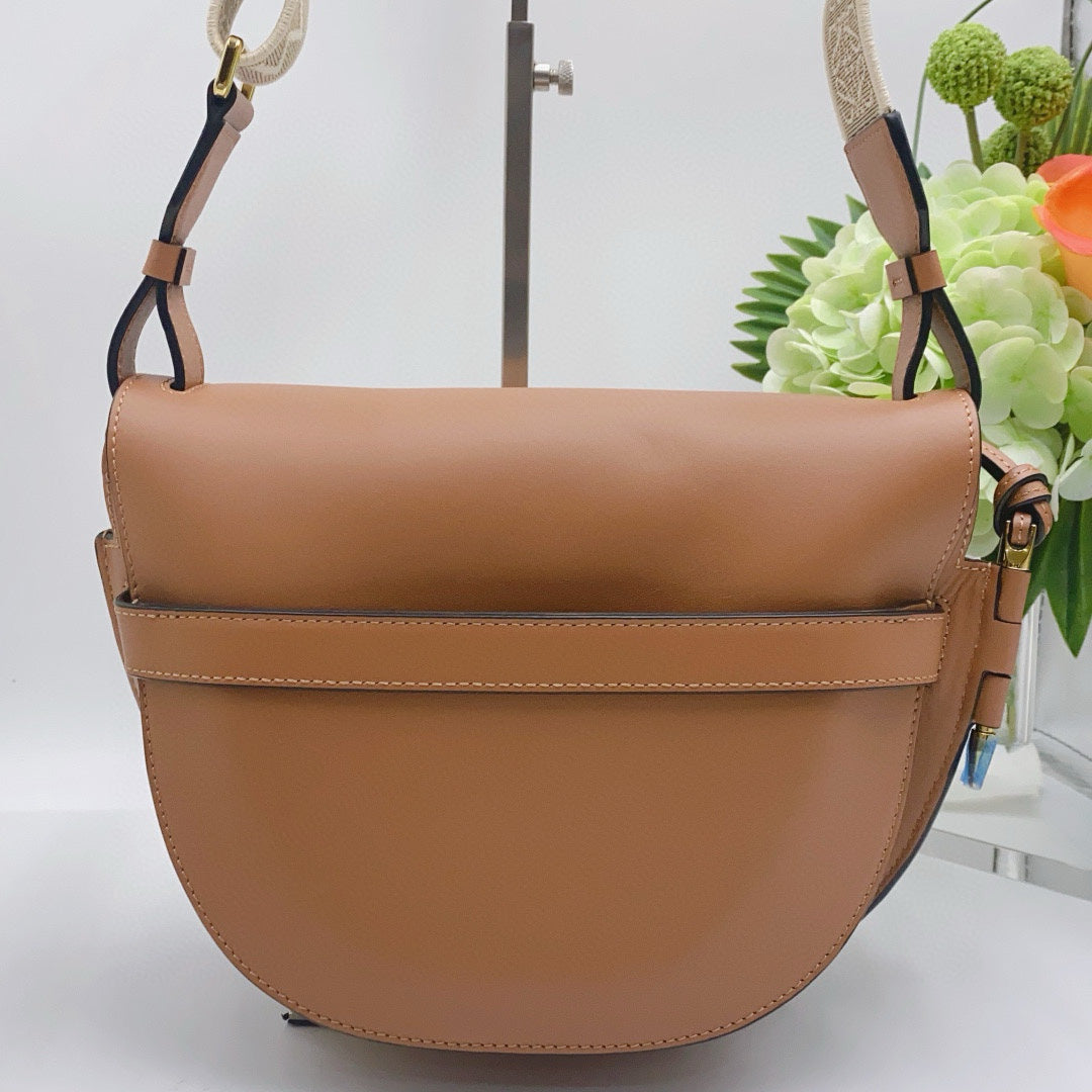 Loewe - Gate Small Dual Bag - Leather - Brown - (Mini)