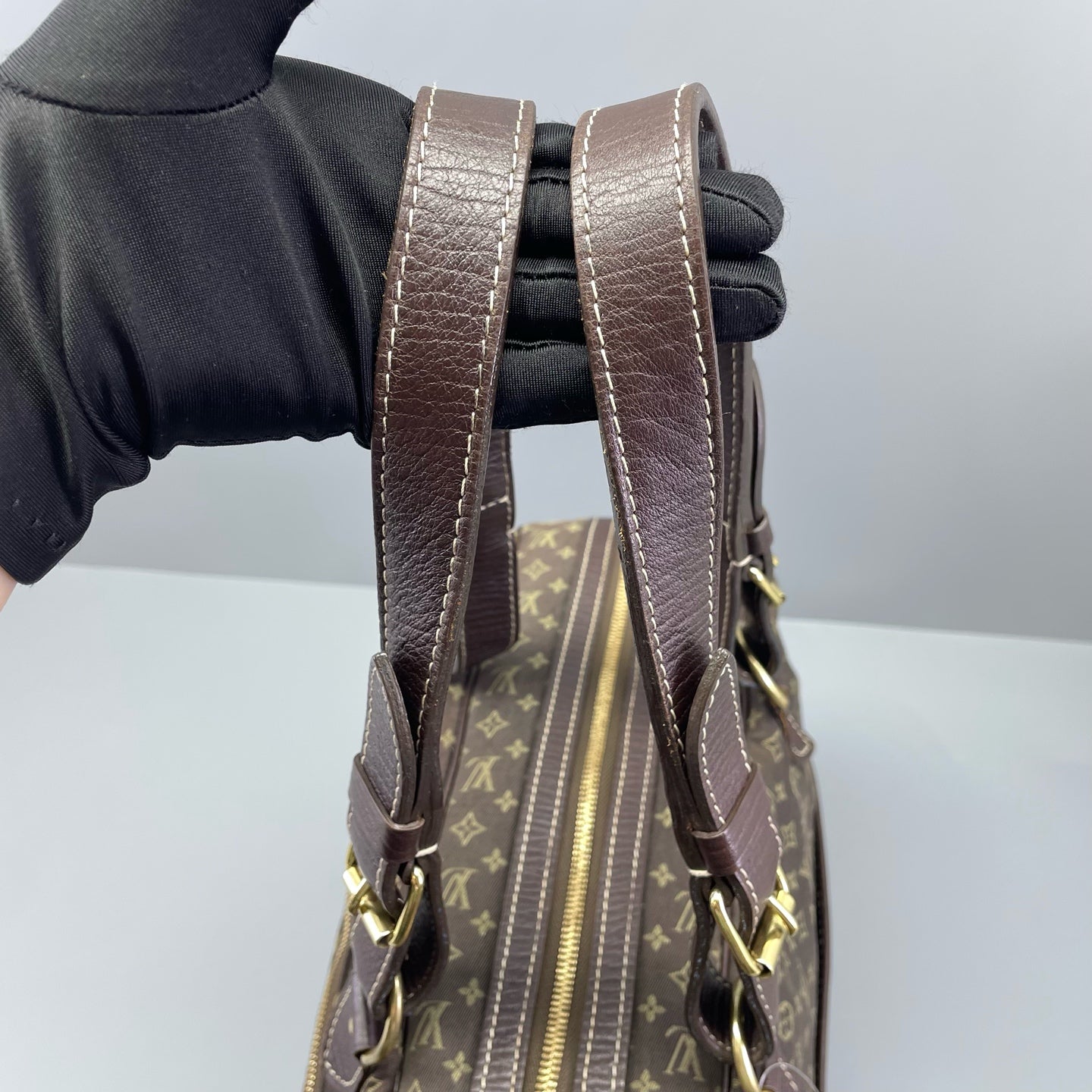 Louis Vuitton - Monogram Denim Messenger Bag - Denim and Leather - Brown - (Large)