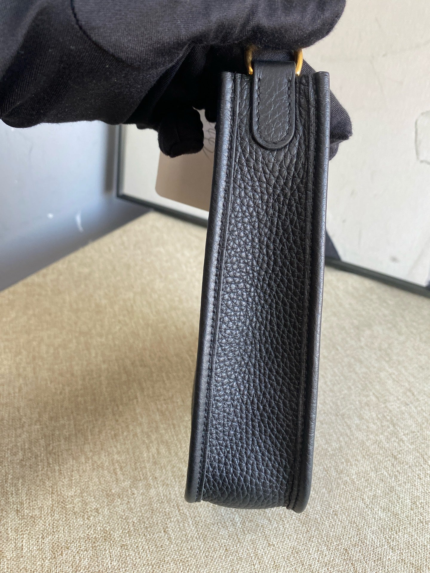 Hermès - Evelyne 16 mini - Taurillon Clemence leather - Black - (mini)