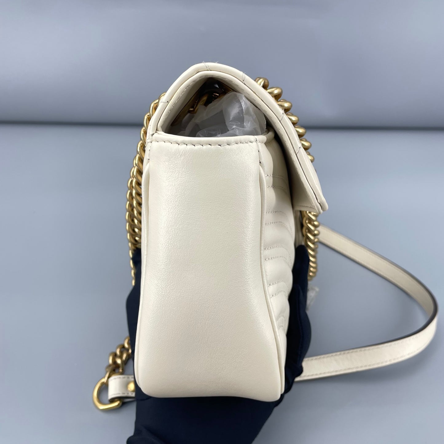 Gucci - Marmont 26 - Leather - White - (small)