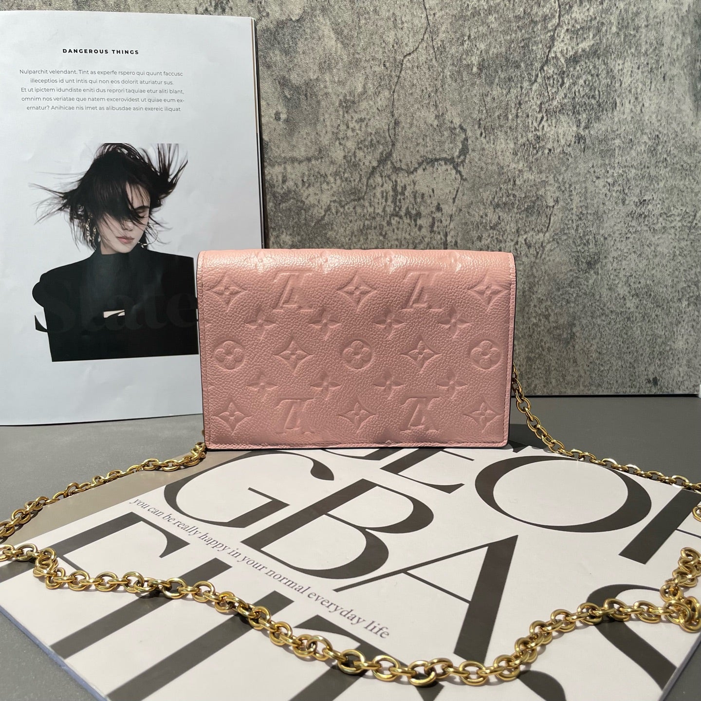 Louis Vuitton - Vavin WOC - Leather - Pink - (mini)