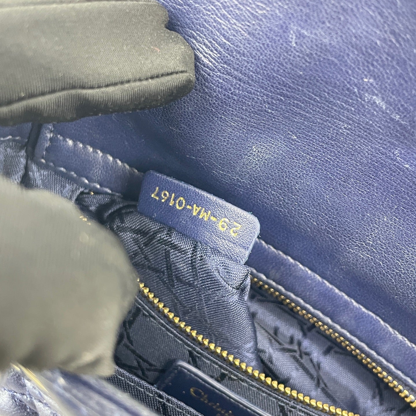 Dior - Lady Dior - Leather - Blue - (mini)