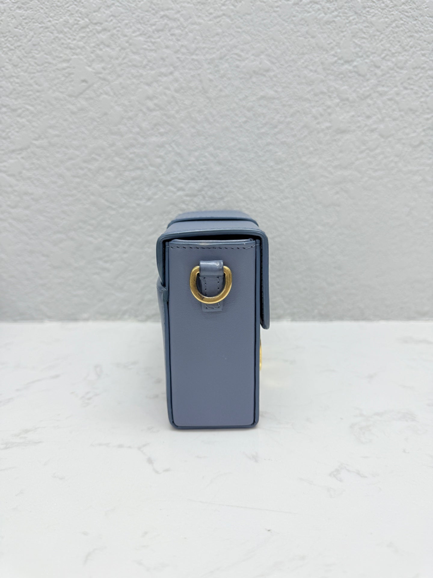 Dior - Montaigne Box Mini - Leather - Blue - (mini)
