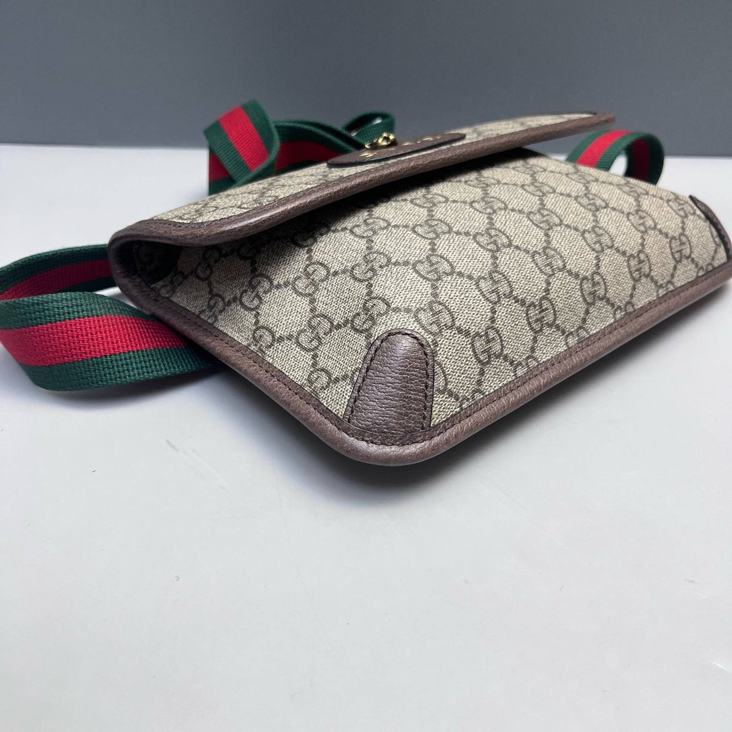 Gucci - Neo Vintage GG Supreme Belt Bag with Feline Head - GG Supreme coated canvas with leather trim - Beige - (small)