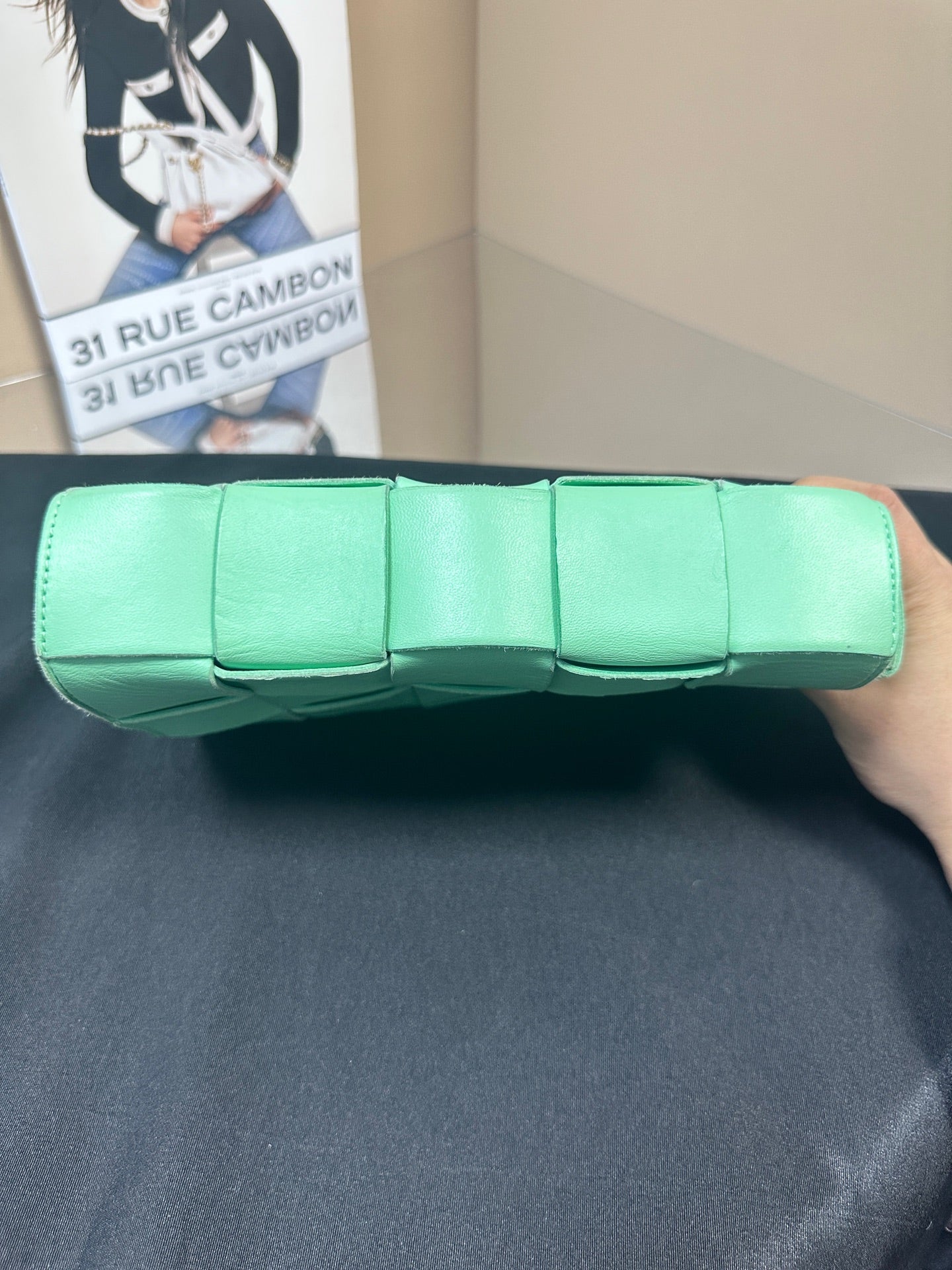 Bottega Veneta - Padded Cassette - Lambskin leather - Green - (small)