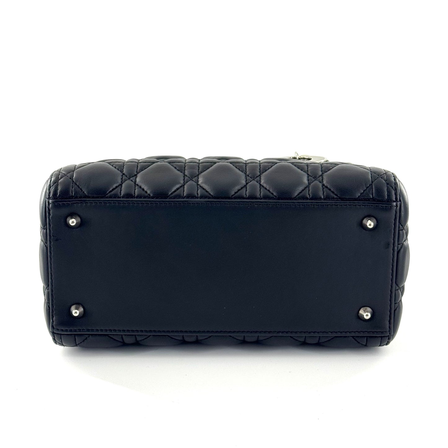 Dior - Lady Dior (Medium) - Lambskin leather - Black - (Medium)