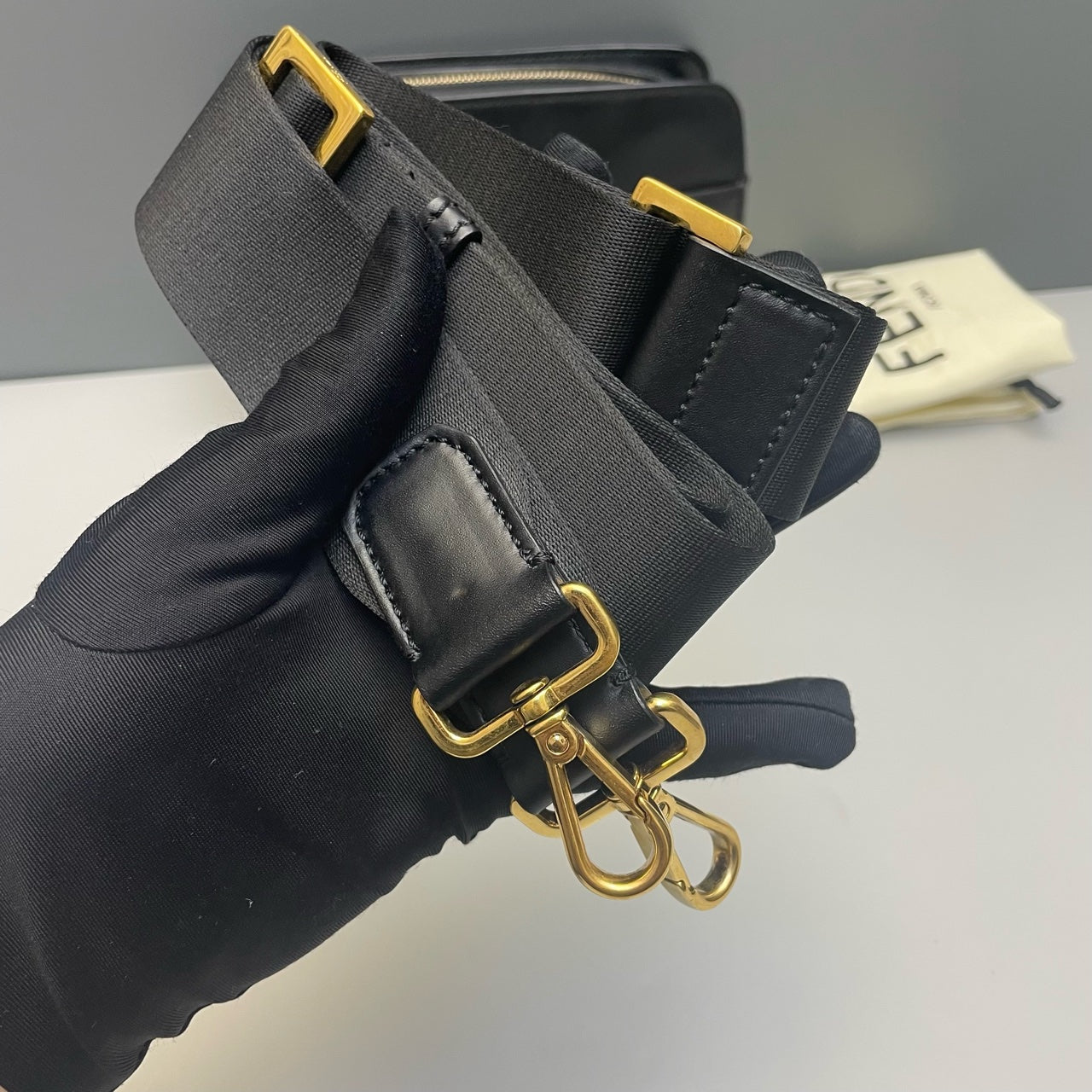 Fendi - Bag Bugs Camera Bag - Leather - Black - (Small)