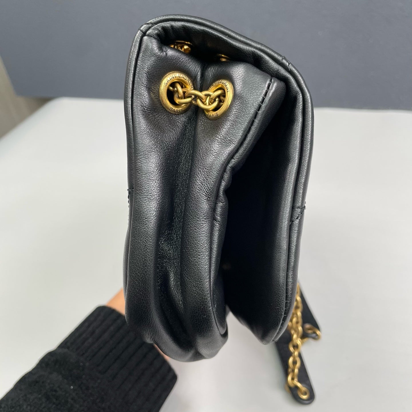 Saint Laurent - Jamie Chain Bag - Leather - Black - (Mini)