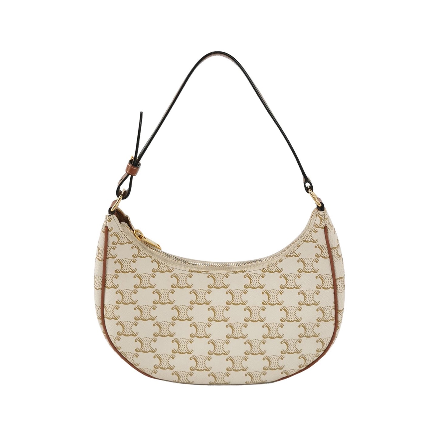 Celine - AVA - Coated canvas with leather trim - White - (Small)