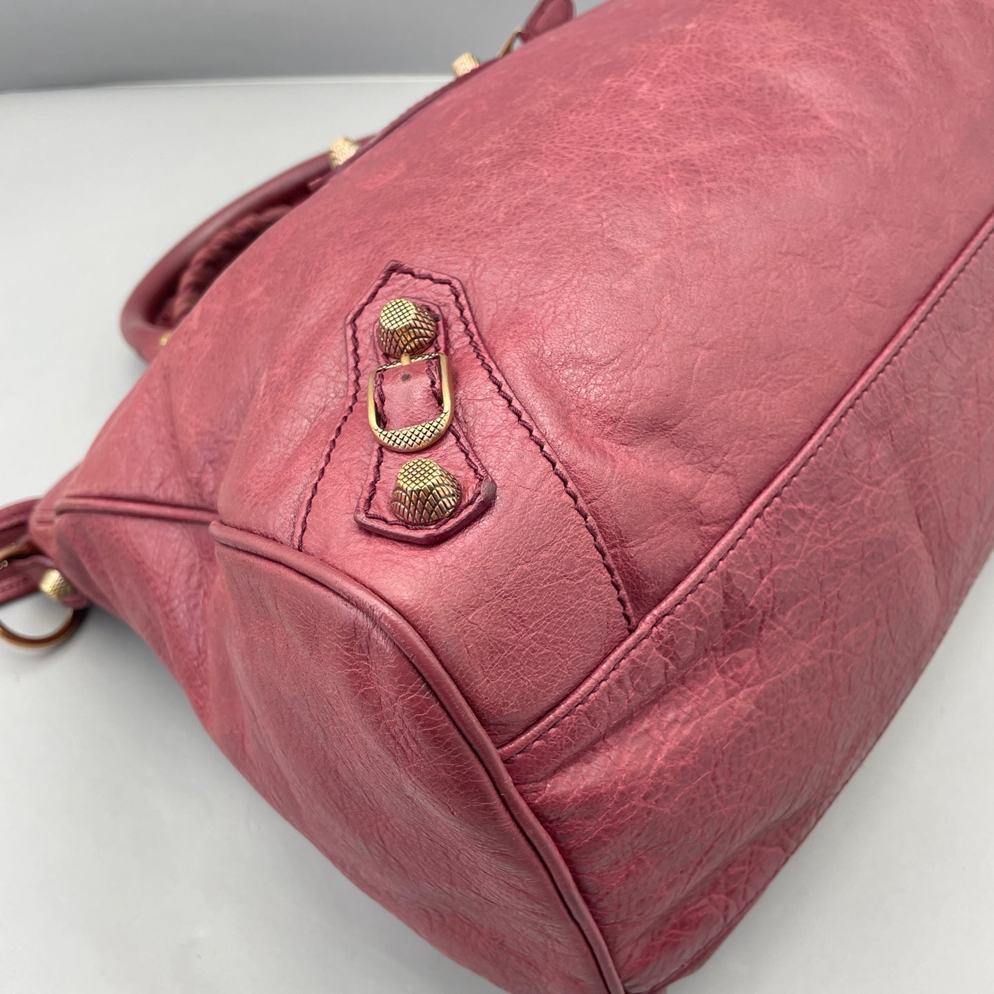 Balenciaga - City Bag - Leather - Burgundy - (medium)