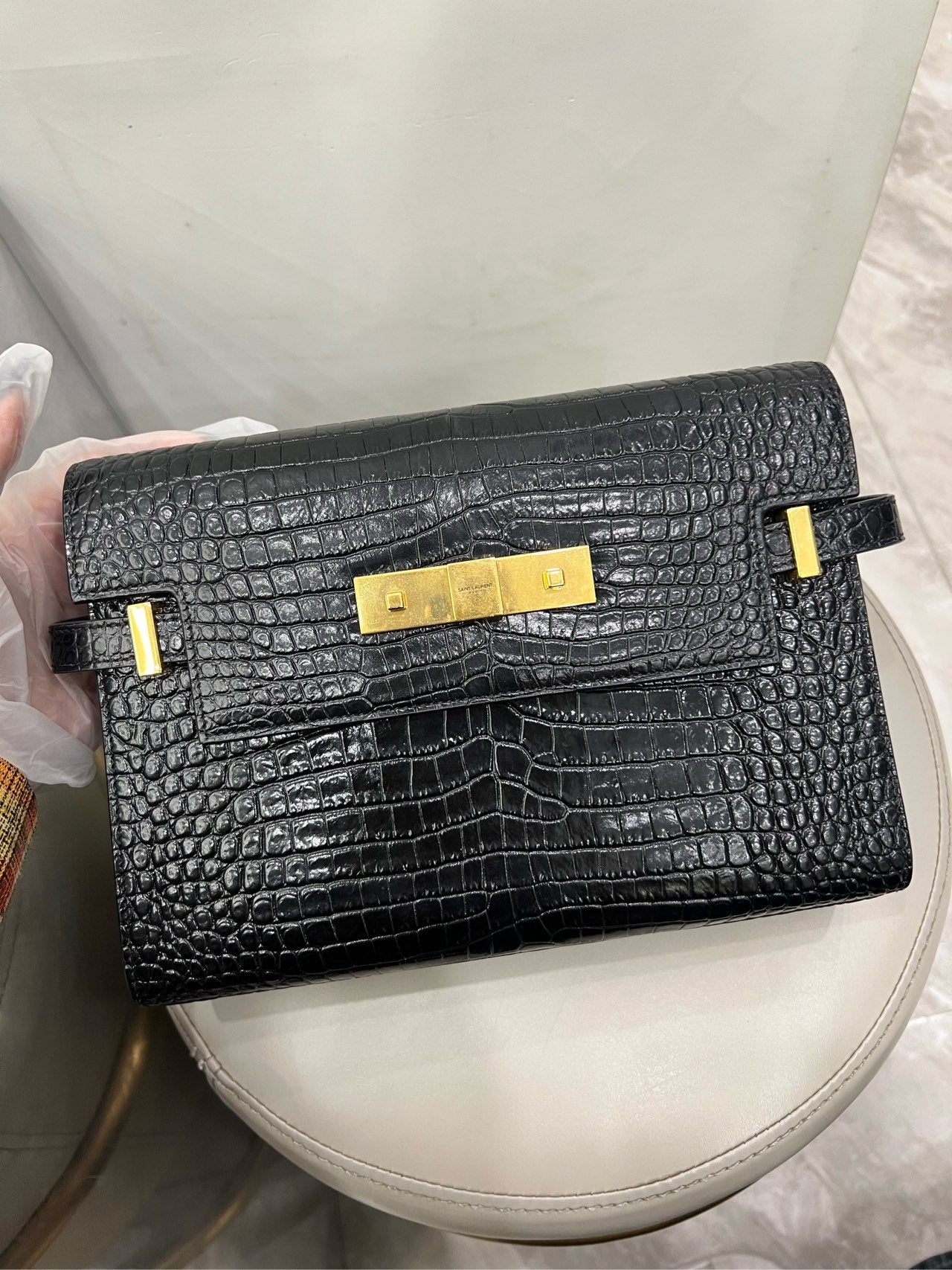 Saint Laurent - Manhattan - Leather - Black - (small)