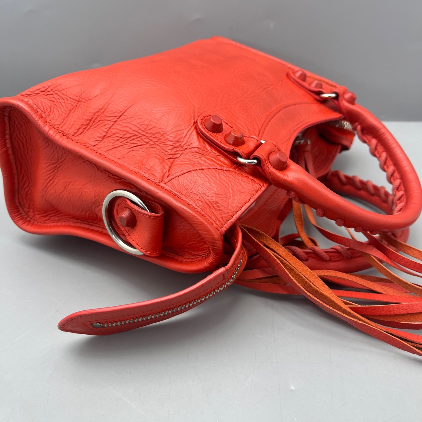 Balenciaga - City Mini - Lambskin leather - Orange - (mini)
