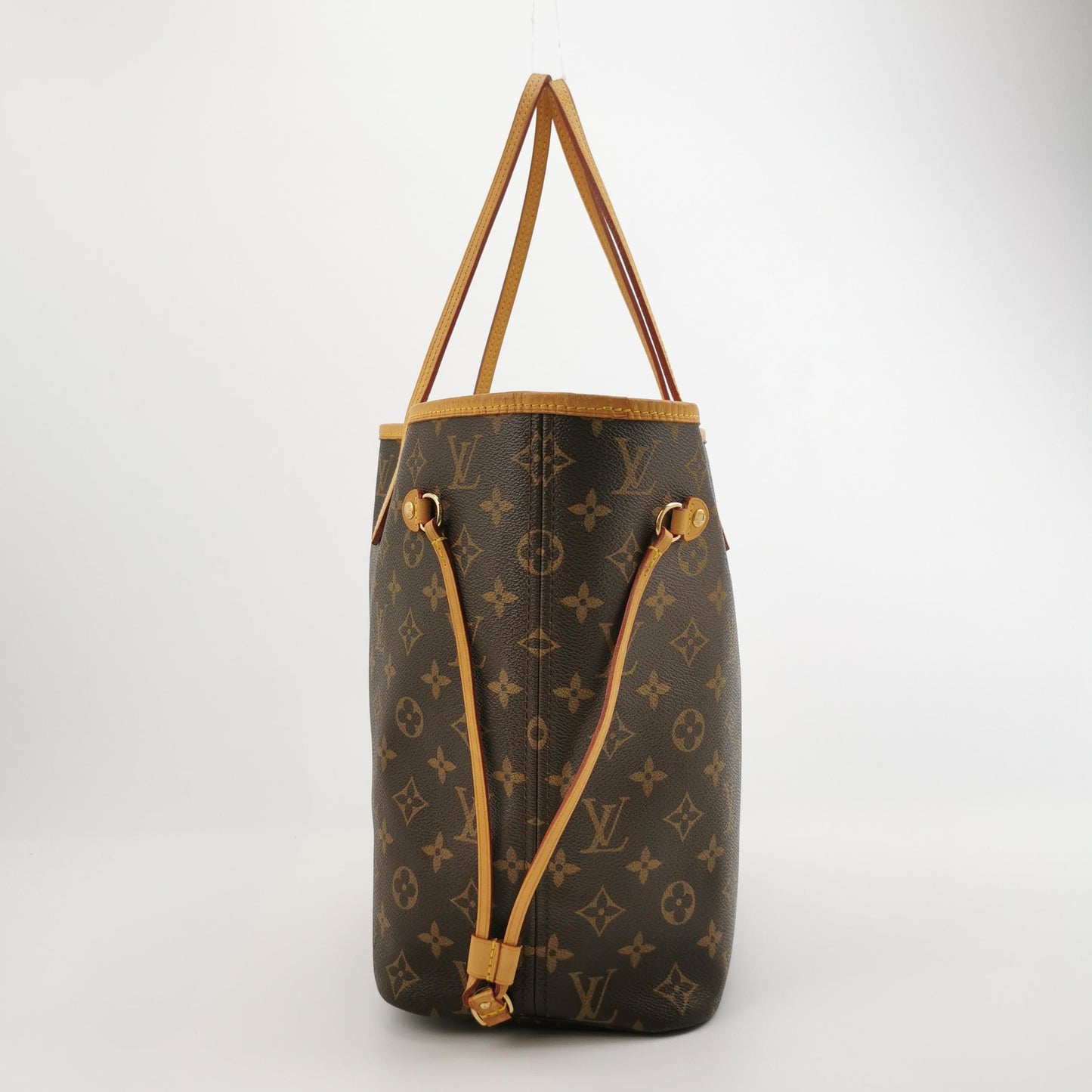 Louis Vuitton - Neverfull Tote - Monogram Canvas with Vachetta leather trim - Brown - (small)