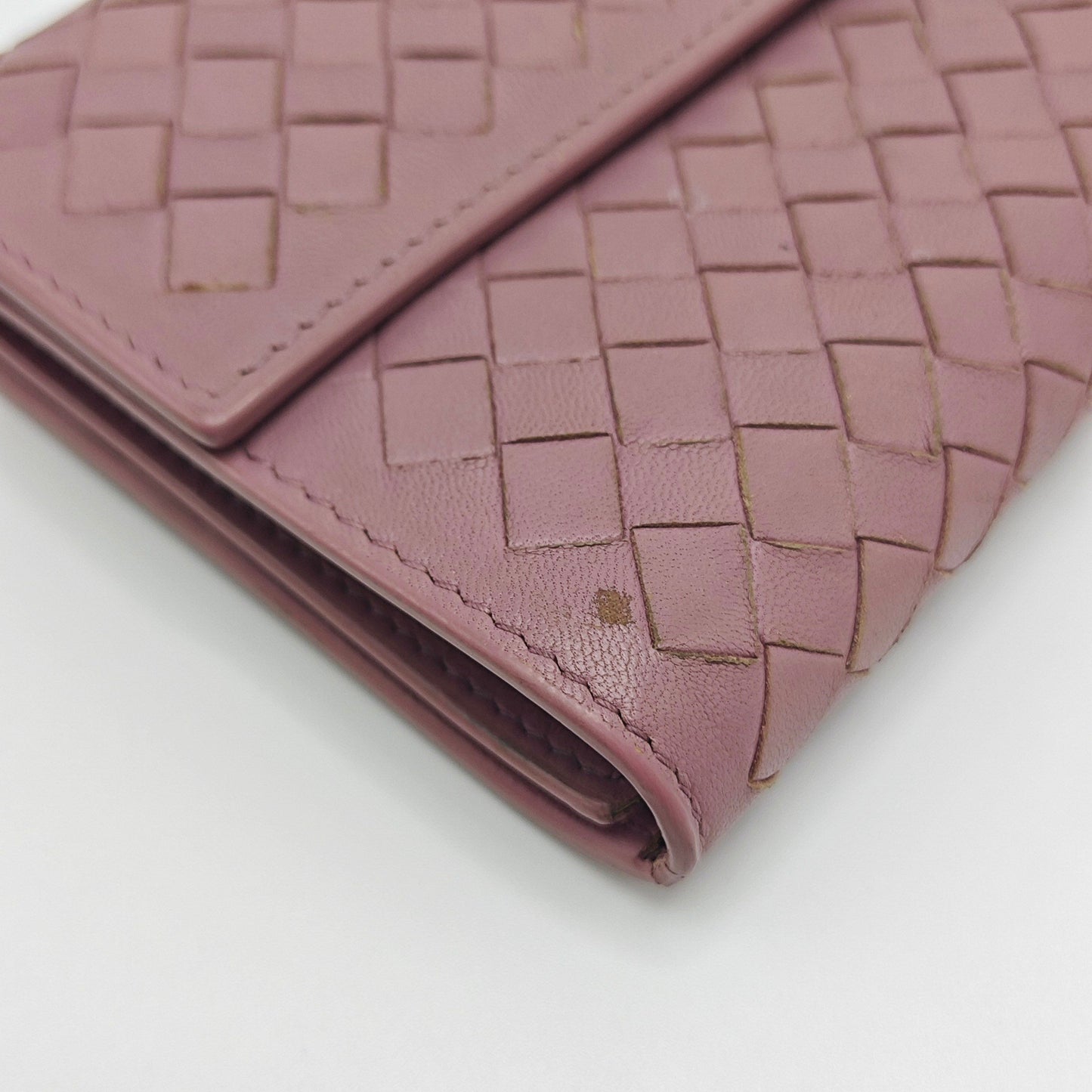 Bottega Veneta - Long Woven Wallet - Leather - Pink - (medium)