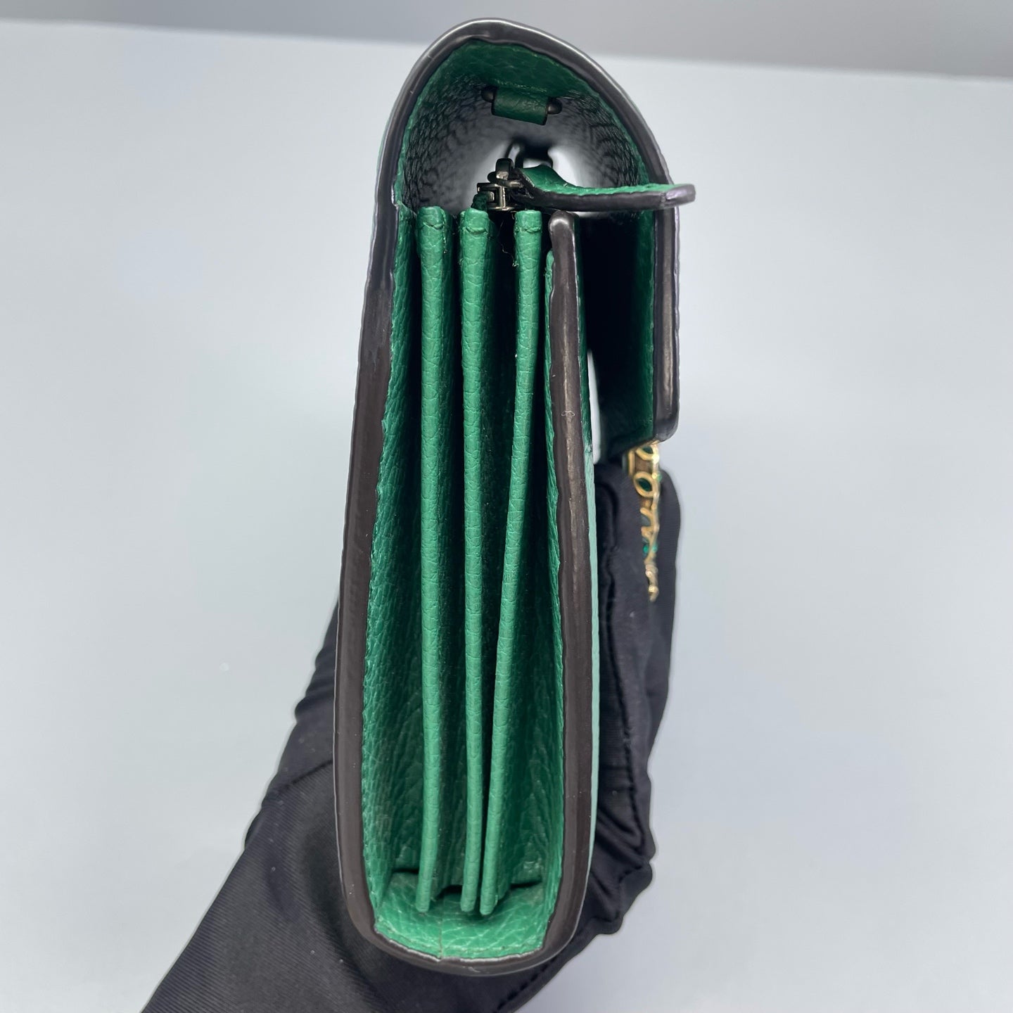 Gucci - Dionysus Wallet on Chain (WOC) - Pebbled leather - Green - (mini)
