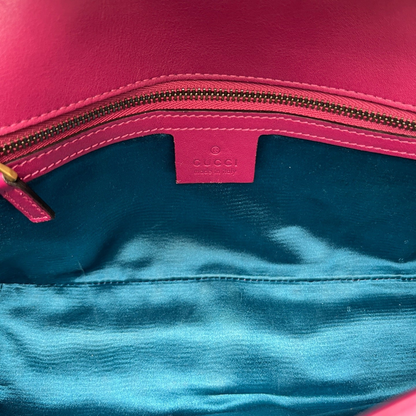 Gucci - GG Marmont Matelassé Medium Shoulder Bag - Velvet - Pink - (medium)