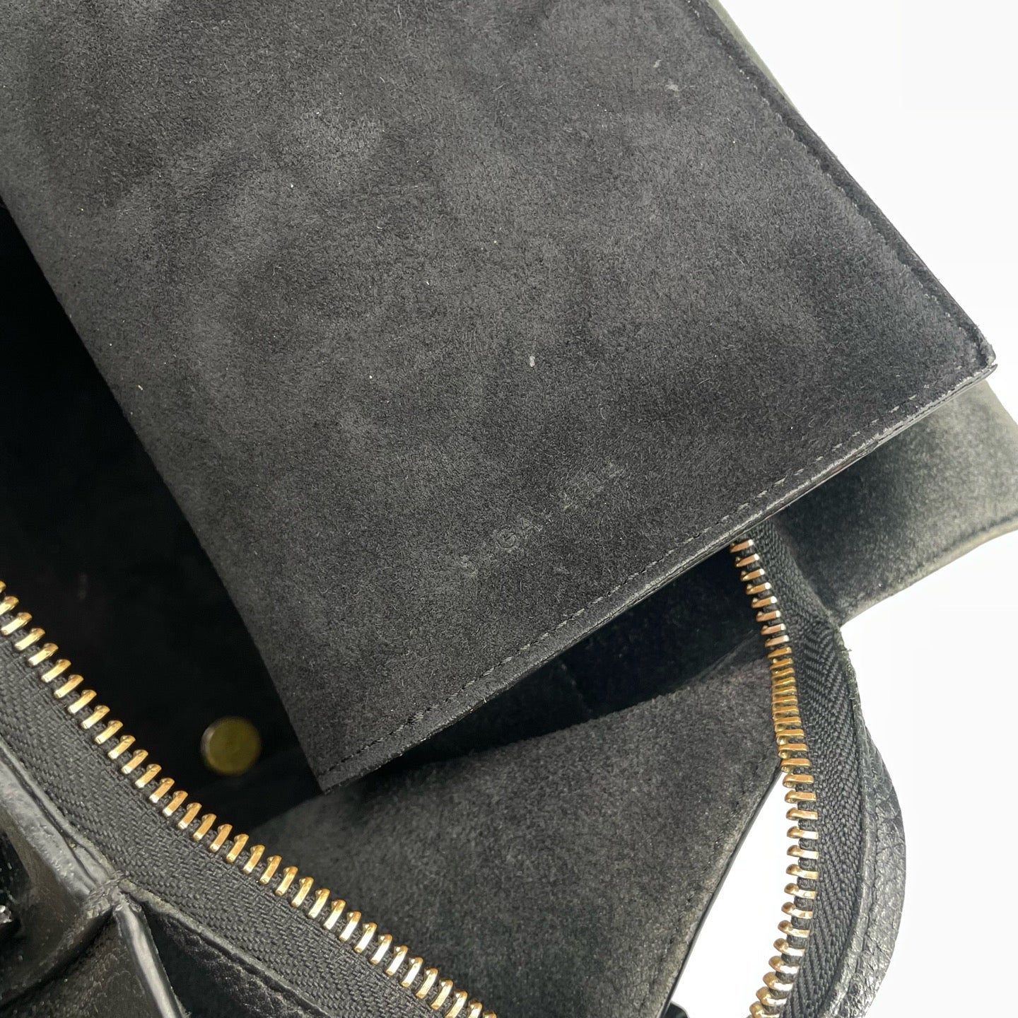 Celine - Belt Bag - Grained calfskin leather - Black - (medium)