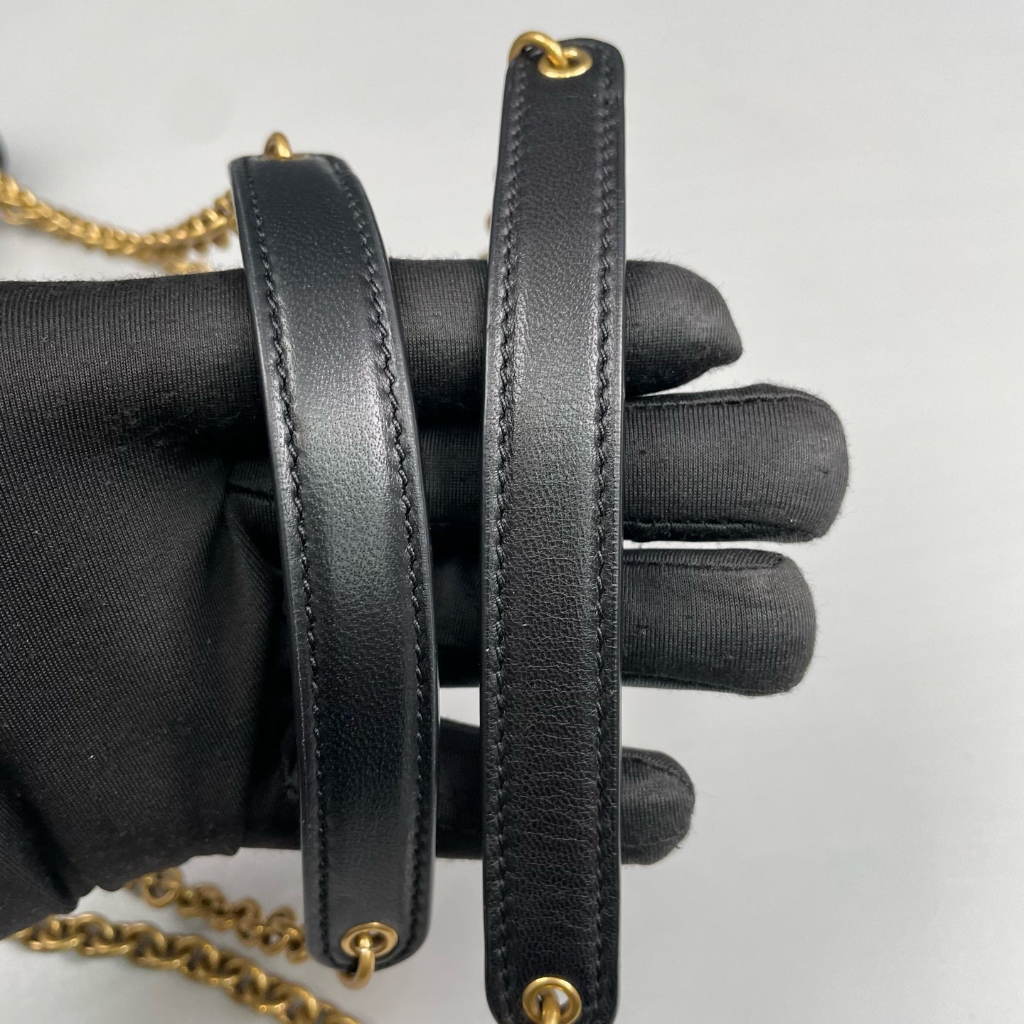 Saint Laurent - Jamie Chain Bag - Leather - Black - (Mini)