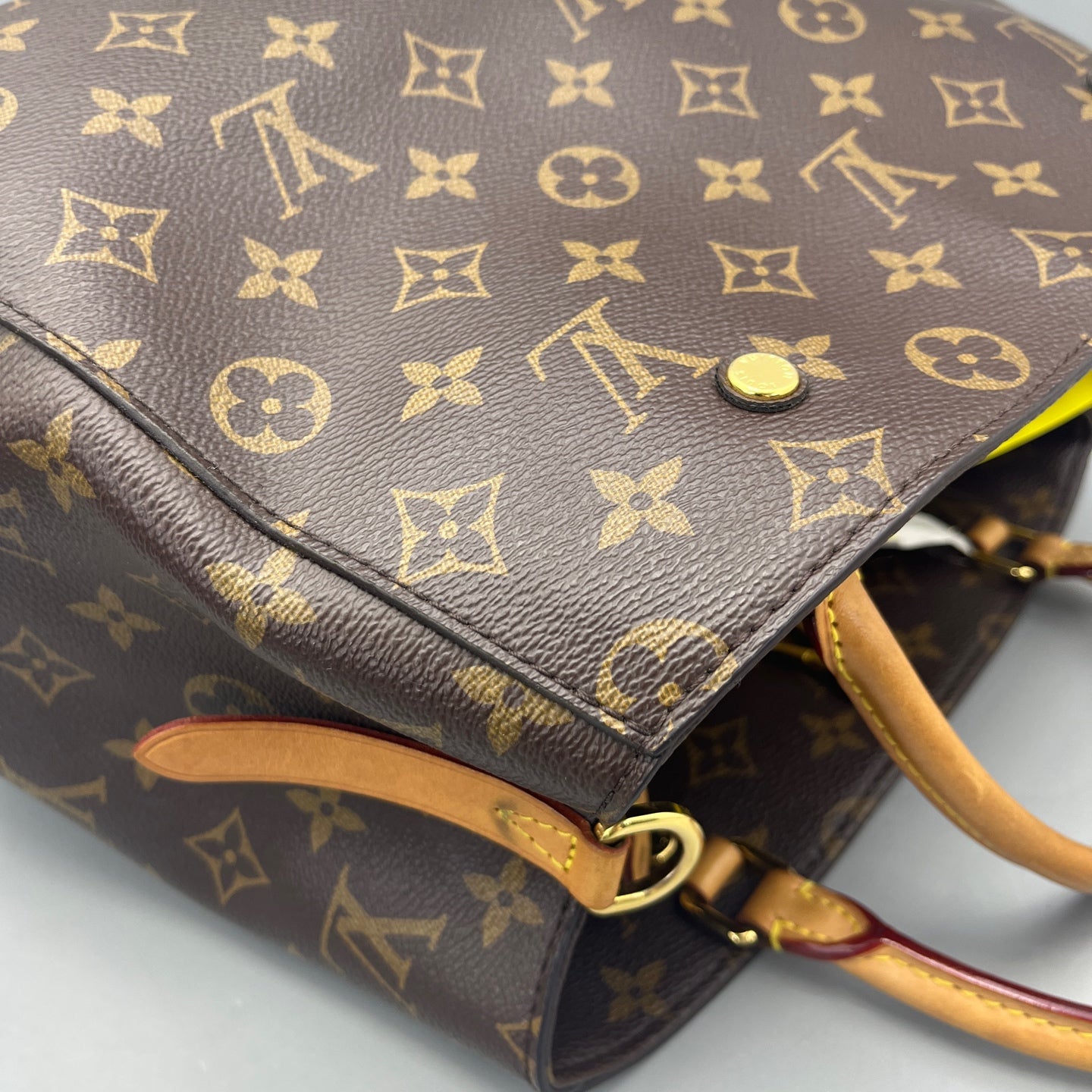Louis Vuitton - Montaigne GM - Monogram coated canvas with Vachetta leather trim - Brown - (Large)