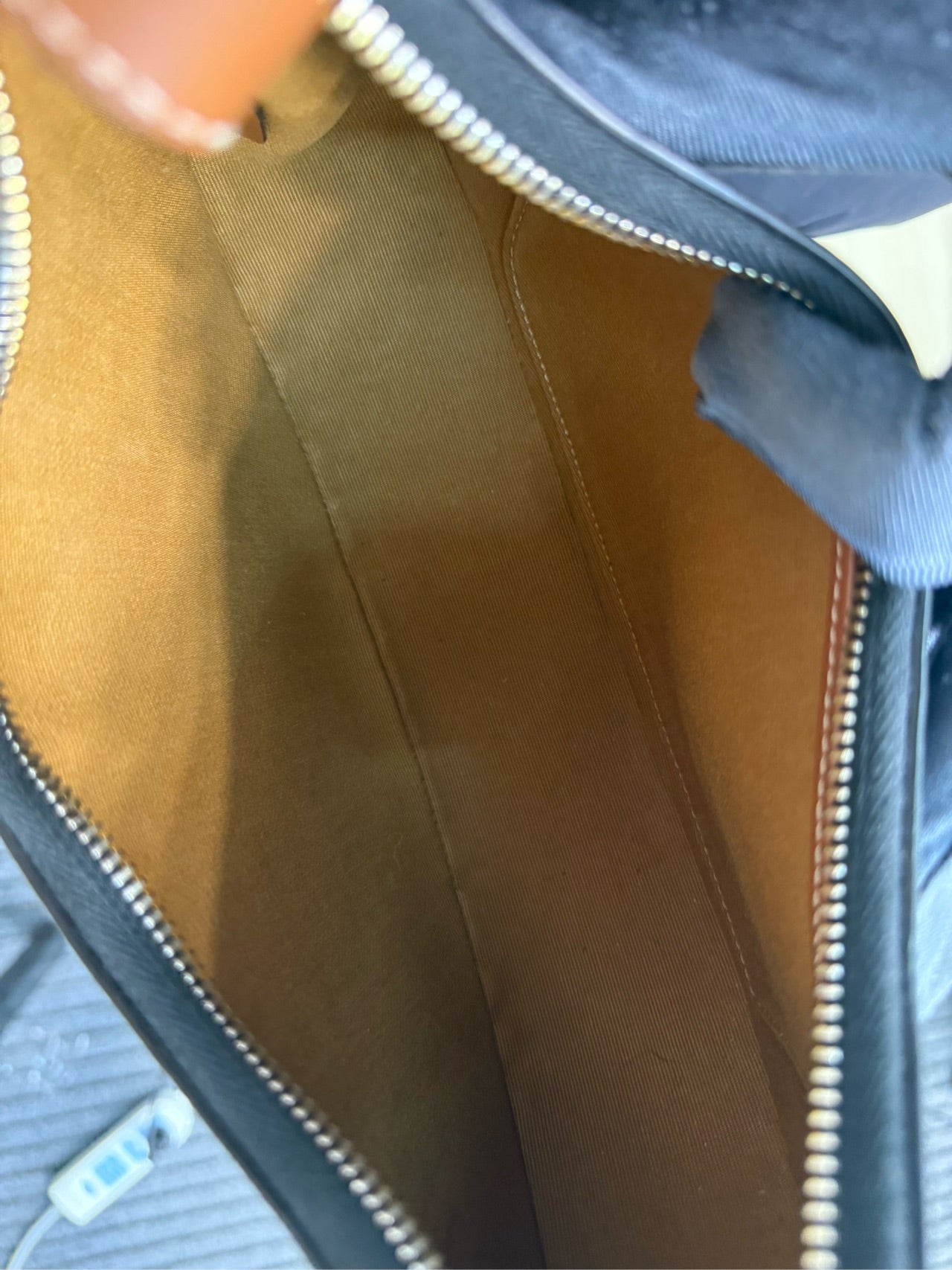 Celine - Ava Triomphe Shoulder Bag - Triomphe Canvas with Leather Trim - Brown - (Mini)