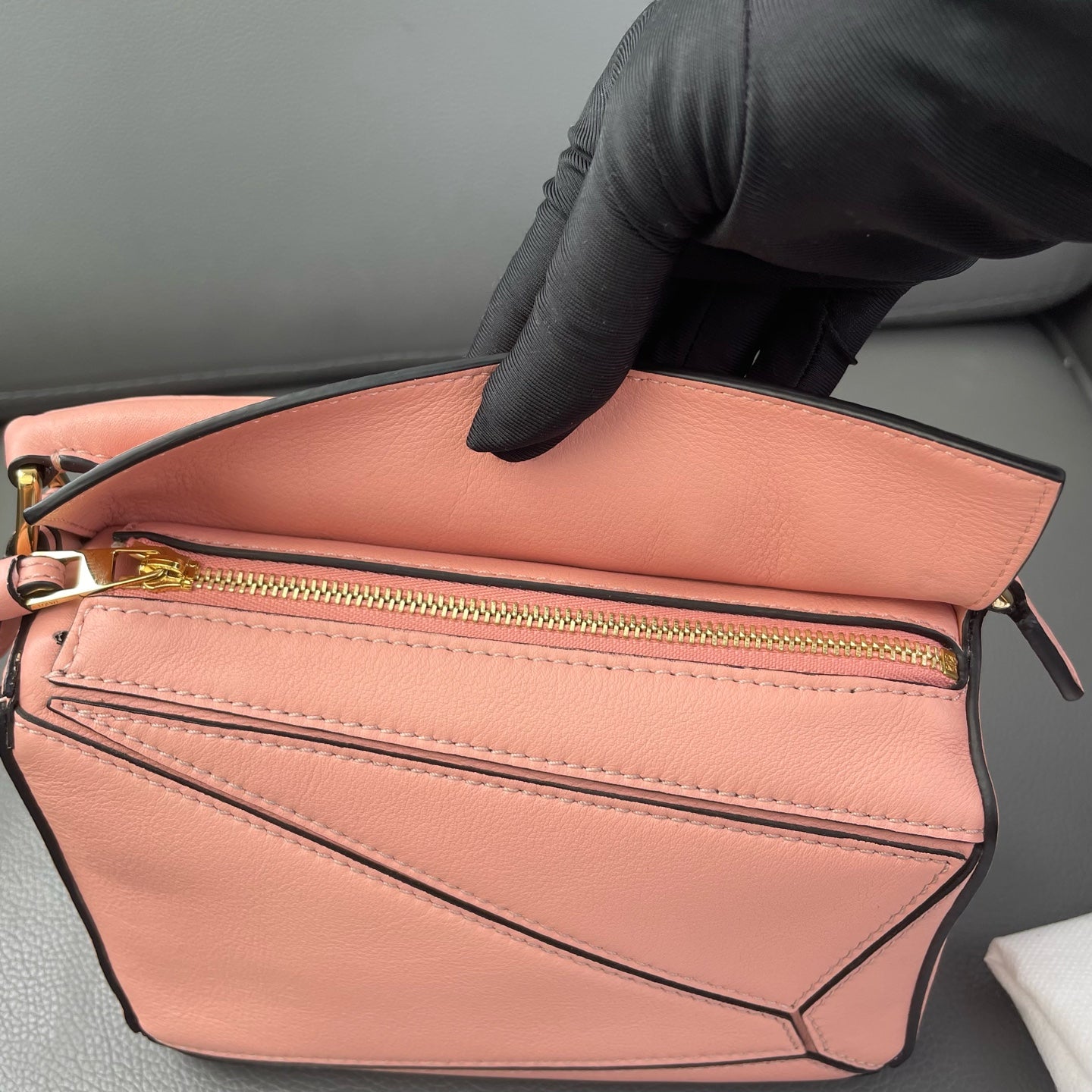 Loewe - Puzzle Mini - Leather - Pink - (mini)