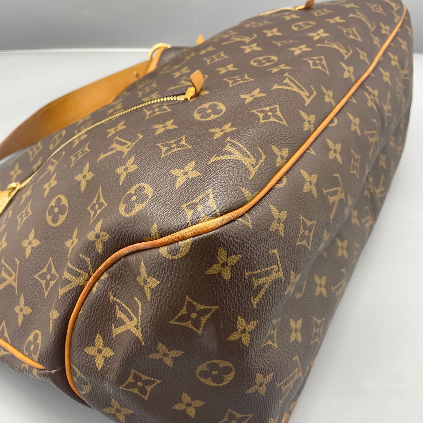 Louis Vuitton - Monogram Double Zipper Hobo Bag - Monogram coated canvas with vachetta leather trim - Brown - (large)