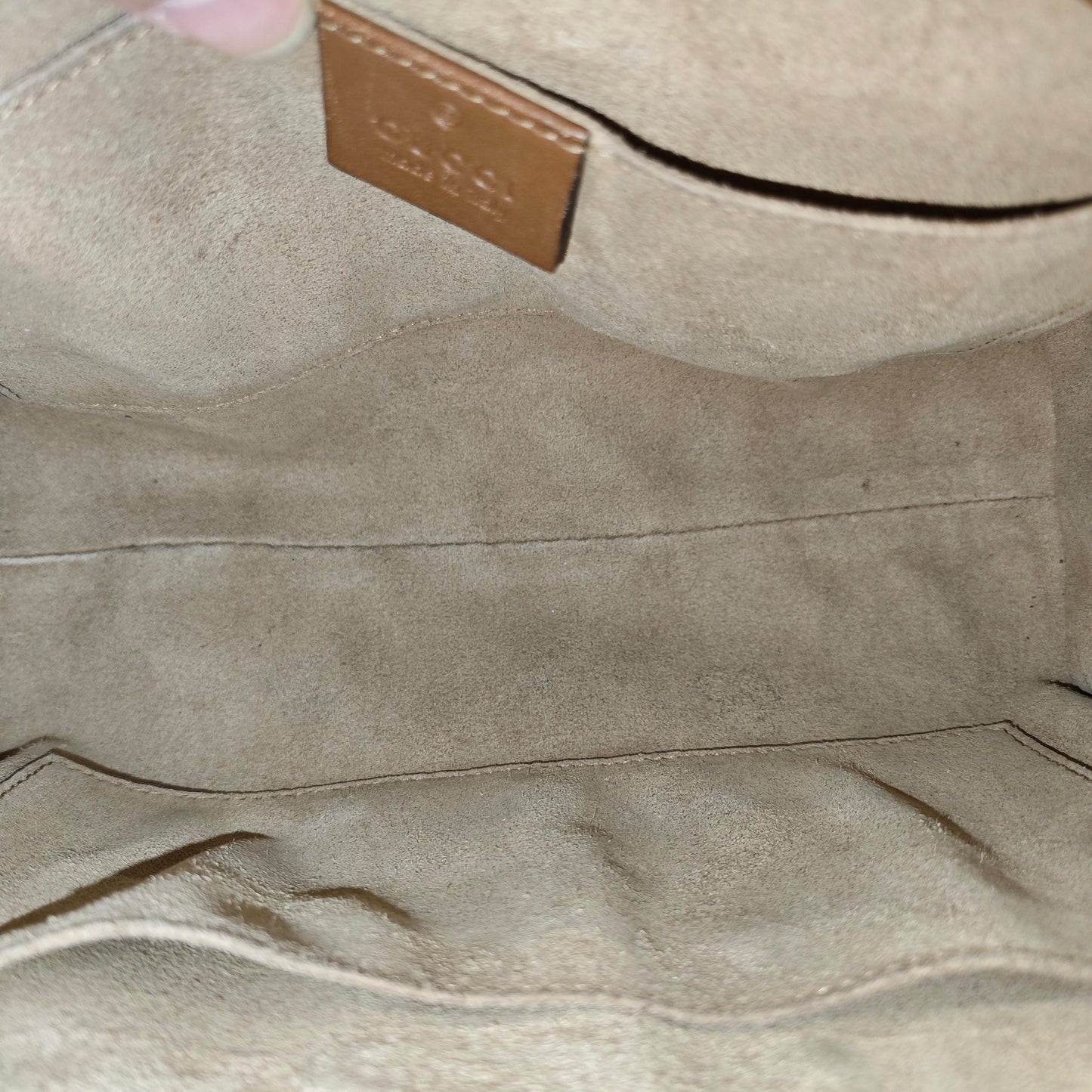 Gucci - Padlock Small Shoulder Bag - GG Supreme canvas with leather trim - Brown - (small)