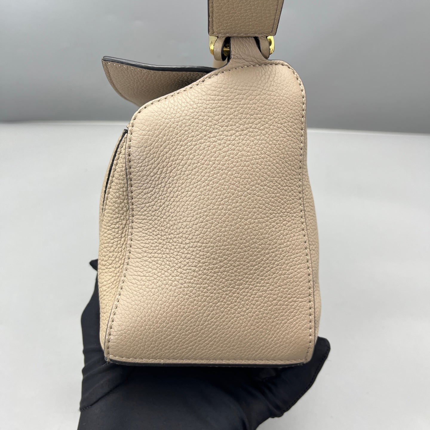 LOEWE - Puzzle Bag Small - Grained calfskin leather - Beige - (Small)
