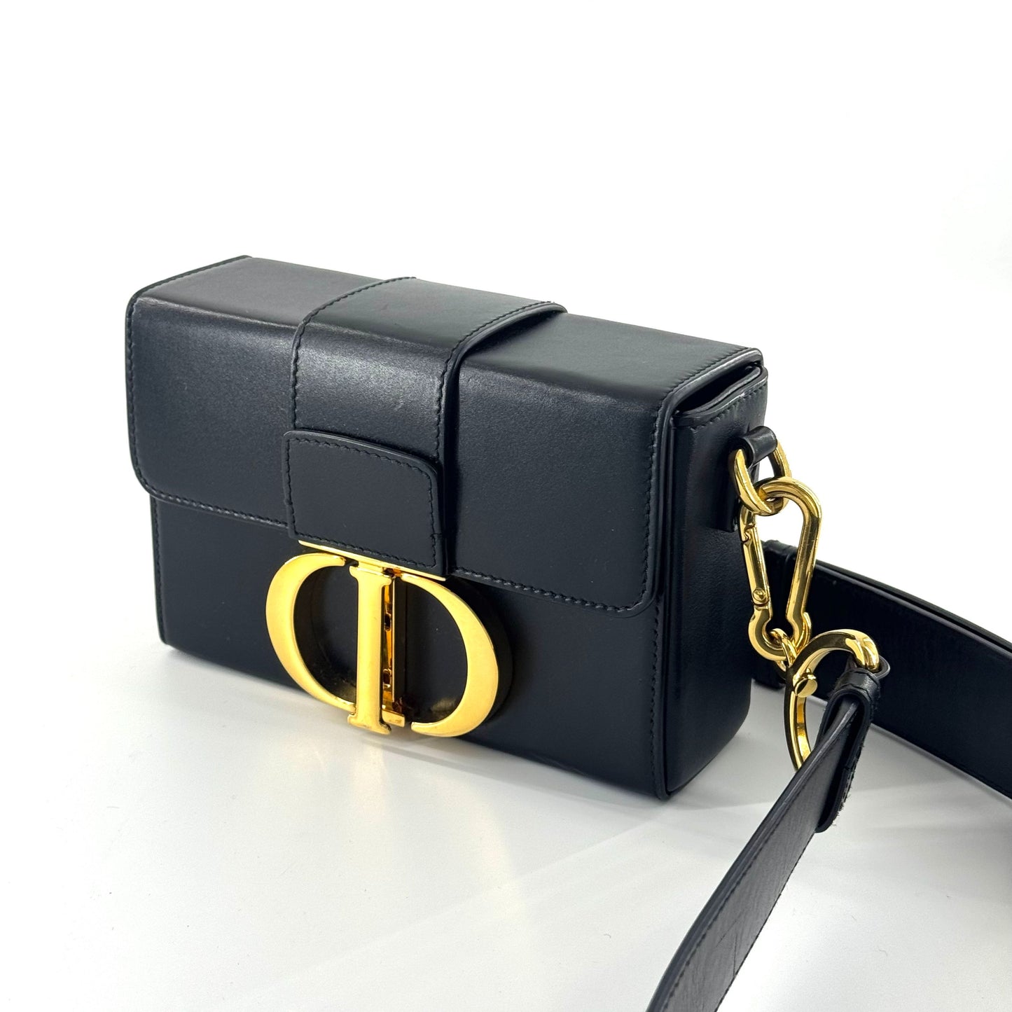 Dior - Montaigne Box Bag - Leather - Black - (mini)