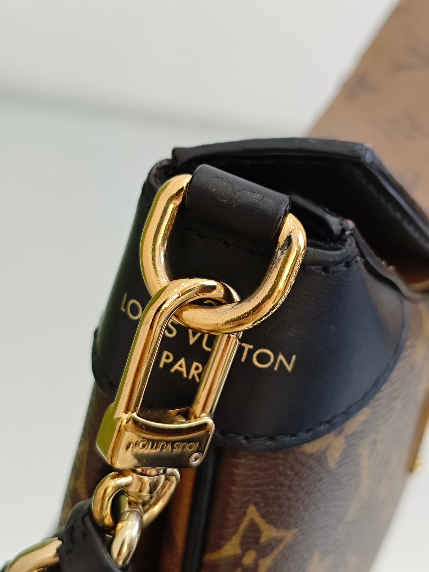 Louis Vuitton - Twinny - Monogram coated canvas with leather trim - Brown - (medium)