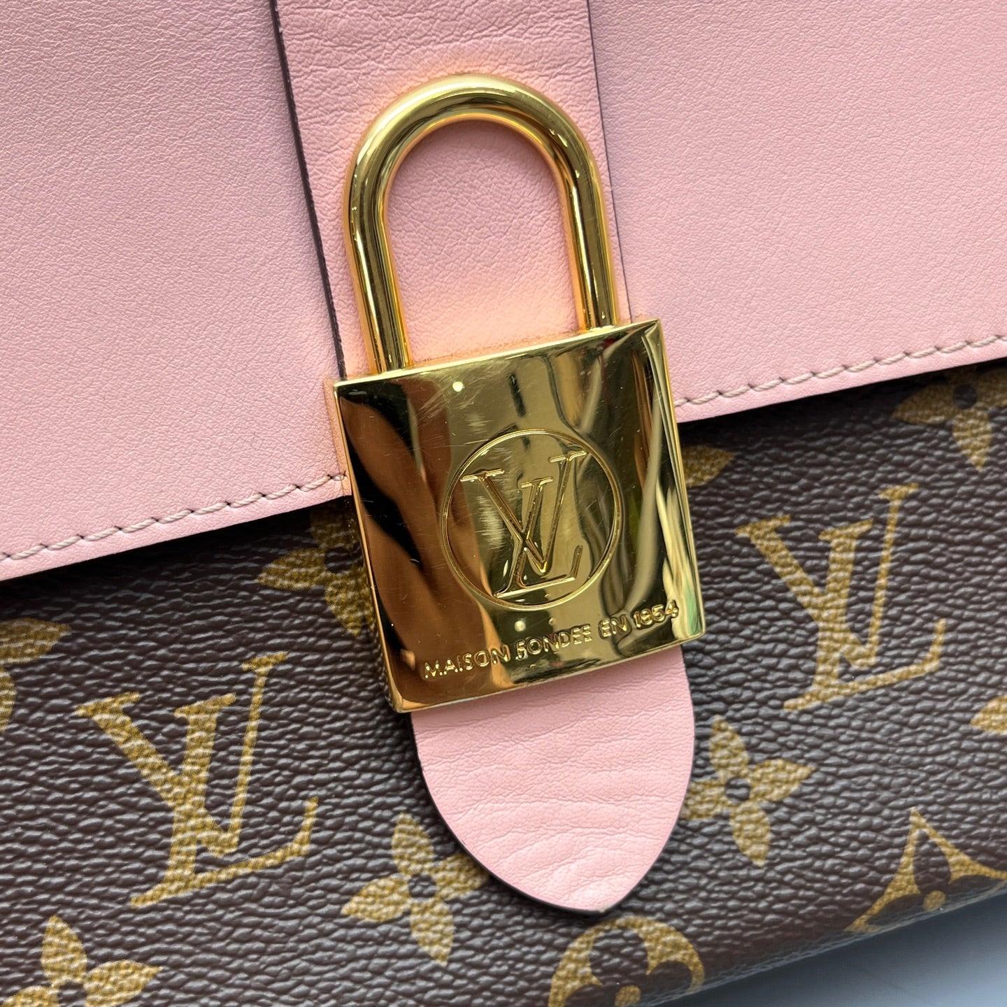Louis Vuitton - Locky BB - Monogram coated canvas and Leather - Brown and Pink - (mini)