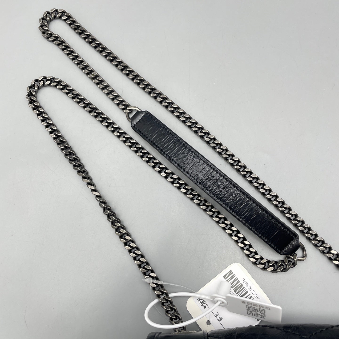 Saint Laurent - Niki Chain Wallet - Leather - Black - (mini)