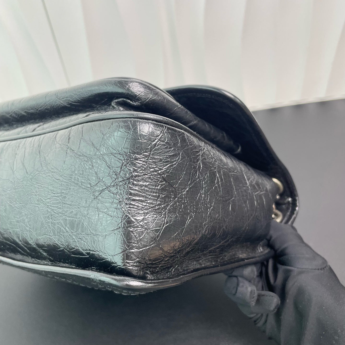 Saint Laurent - Niki - Leather - Black - (medium)