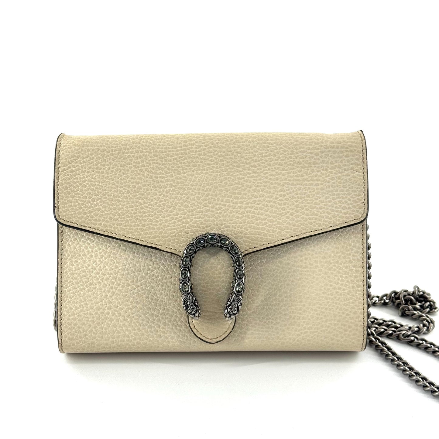 Gucci - Dionysus Wallet on Chain (WOC) - Leather - White - (mini)