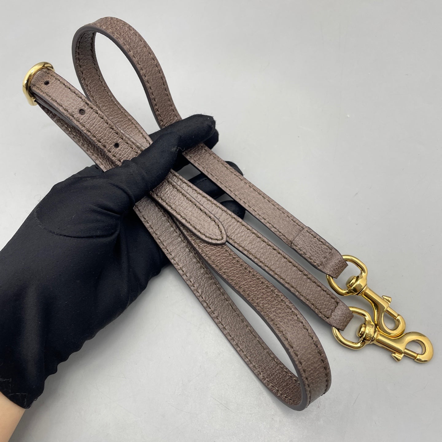 Gucci - Ophidia GG Small Bag - GG Supreme canvas with leather trim - Beige with brown accents, red and green web stripe - (small)