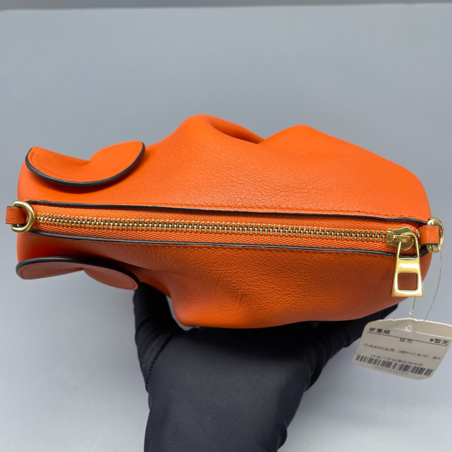 Loewe - Elephant Bag - Pebbled calfskin leather - Orange - (mini)