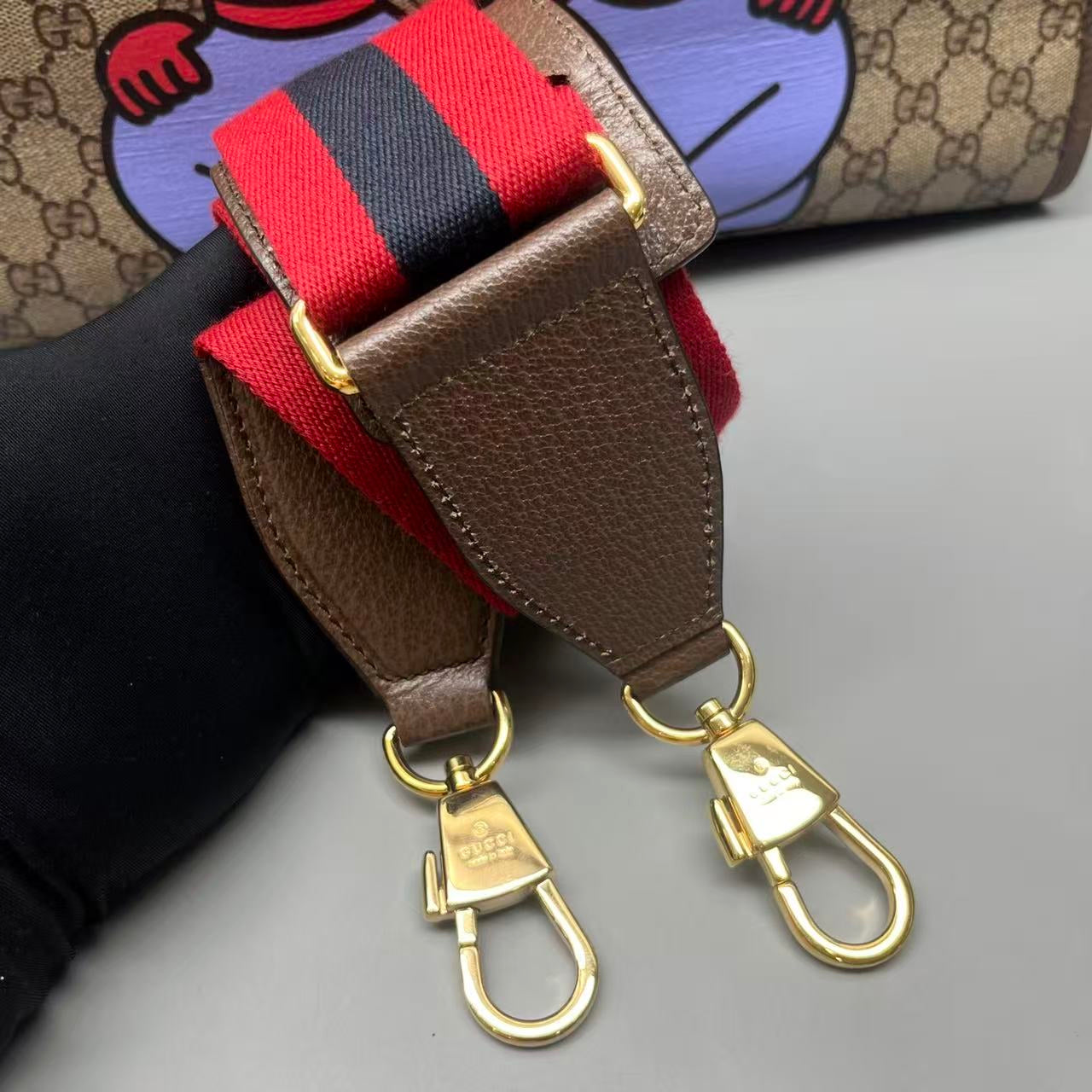 Gucci - Monogram Comic Graffiti Tote Bag - Coated canvas with leather trim - Beige, Brown, Multicolour - (large)