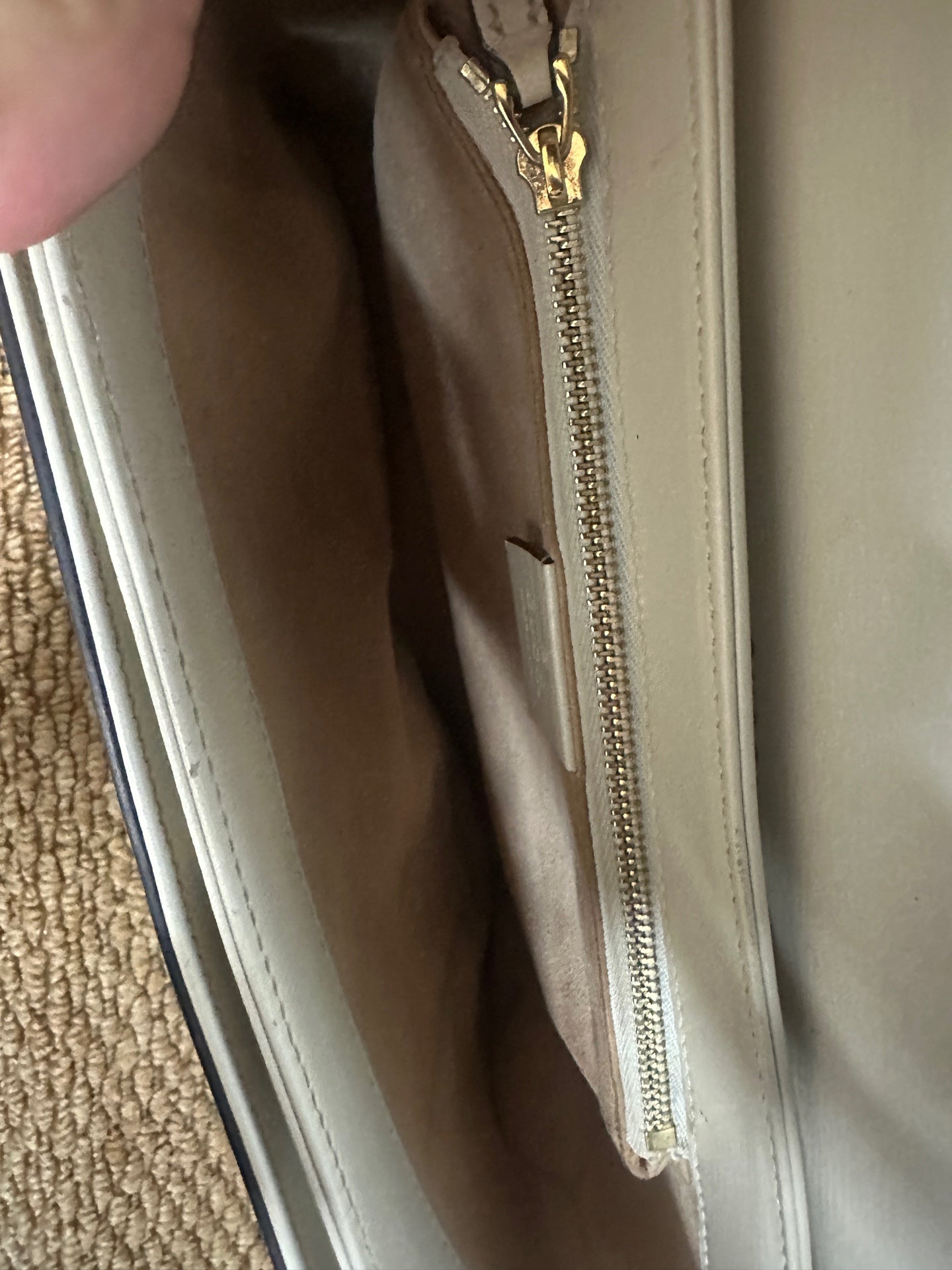 Gucci - 1955 Horsebit Shoulder Bag - Leather - White - (medium)