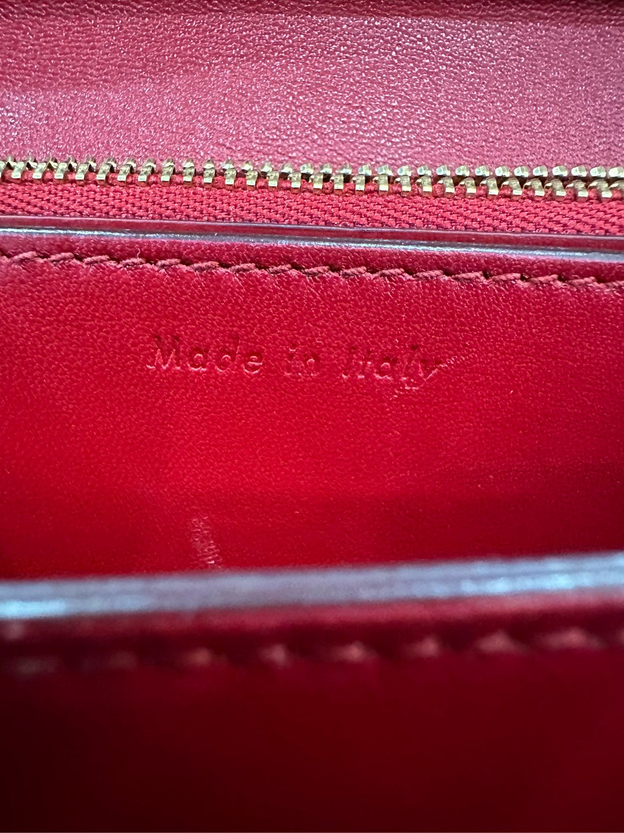 Celine - Classic Box - Leather - Red - (Medium)