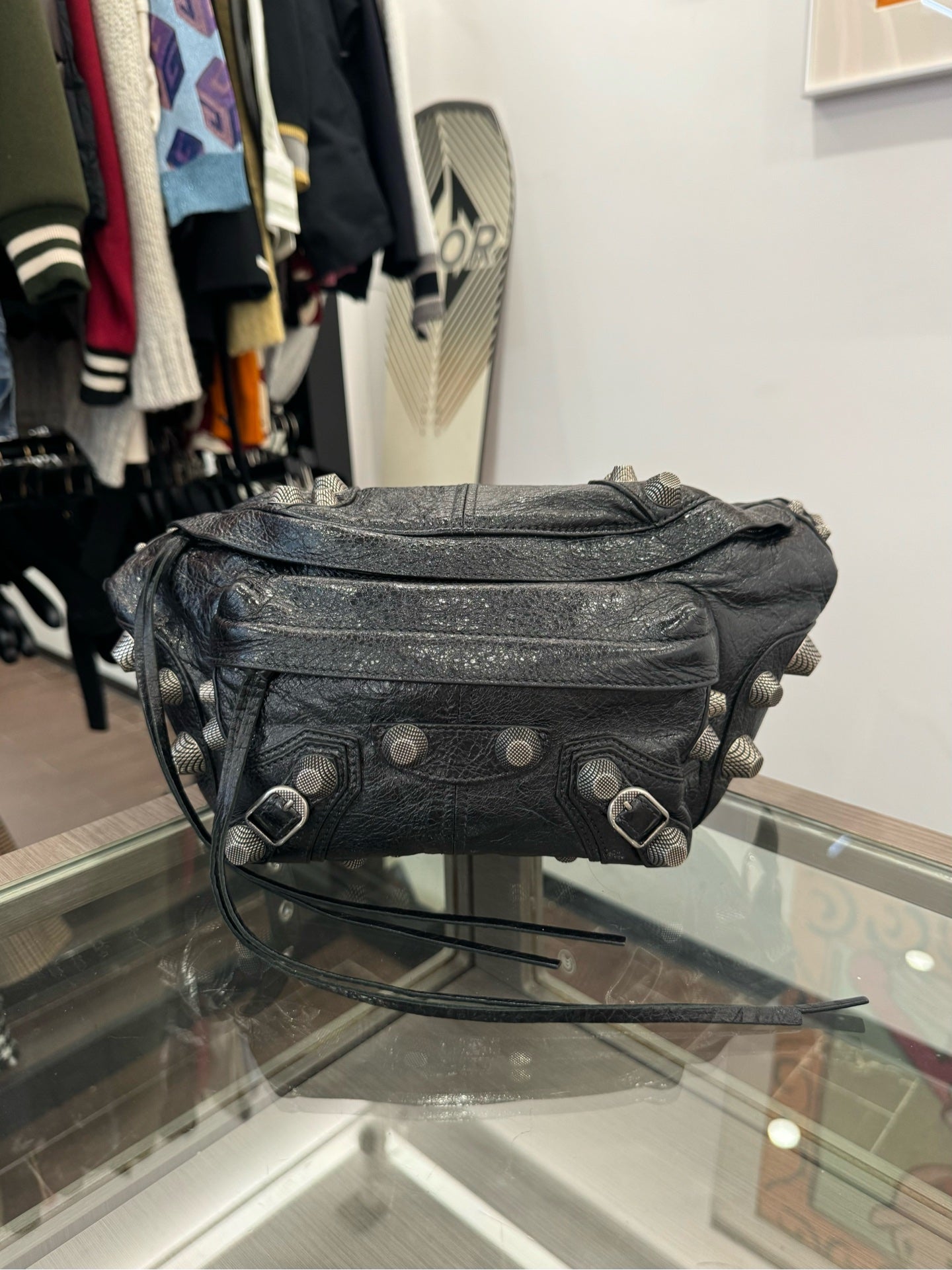 Balenciaga - Cagole - Leather - Black - (Medium)