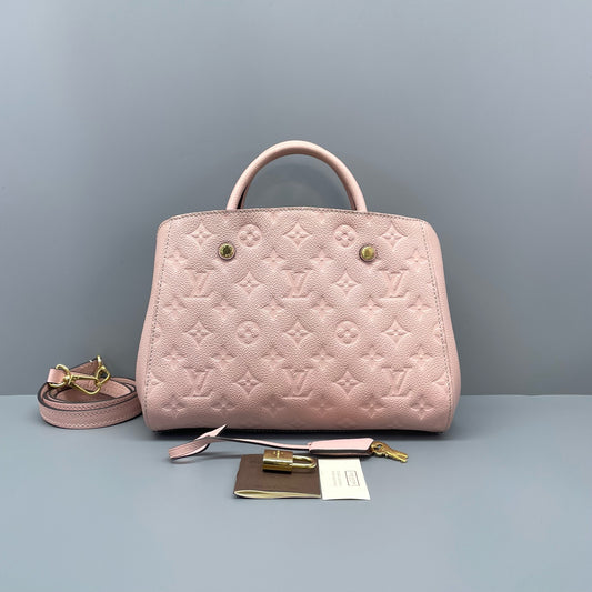 Louis Vuitton - Montaigne BB - Leather - Pink - (Mini)