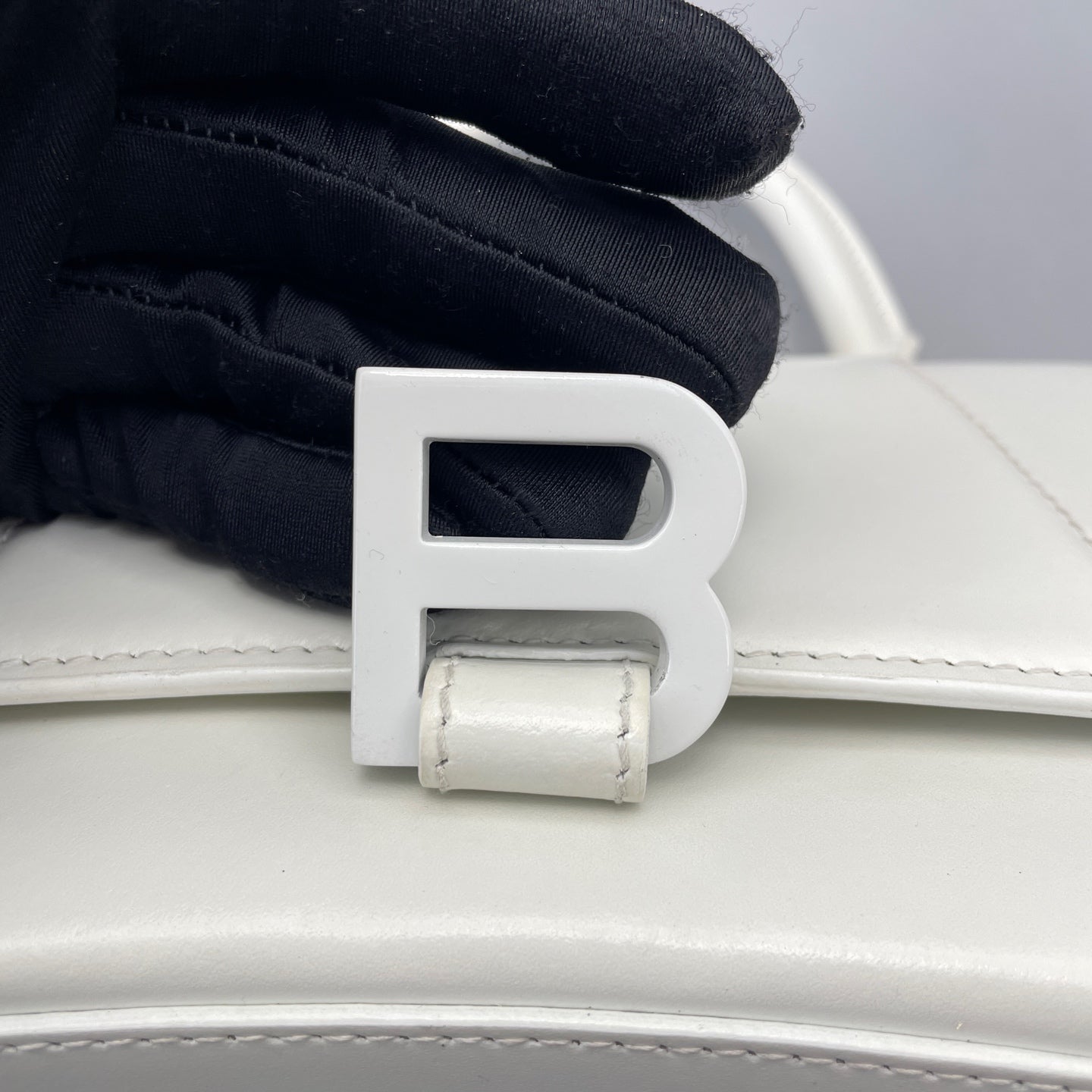 Balenciaga - Hourglass Bag - Leather - White - (small)